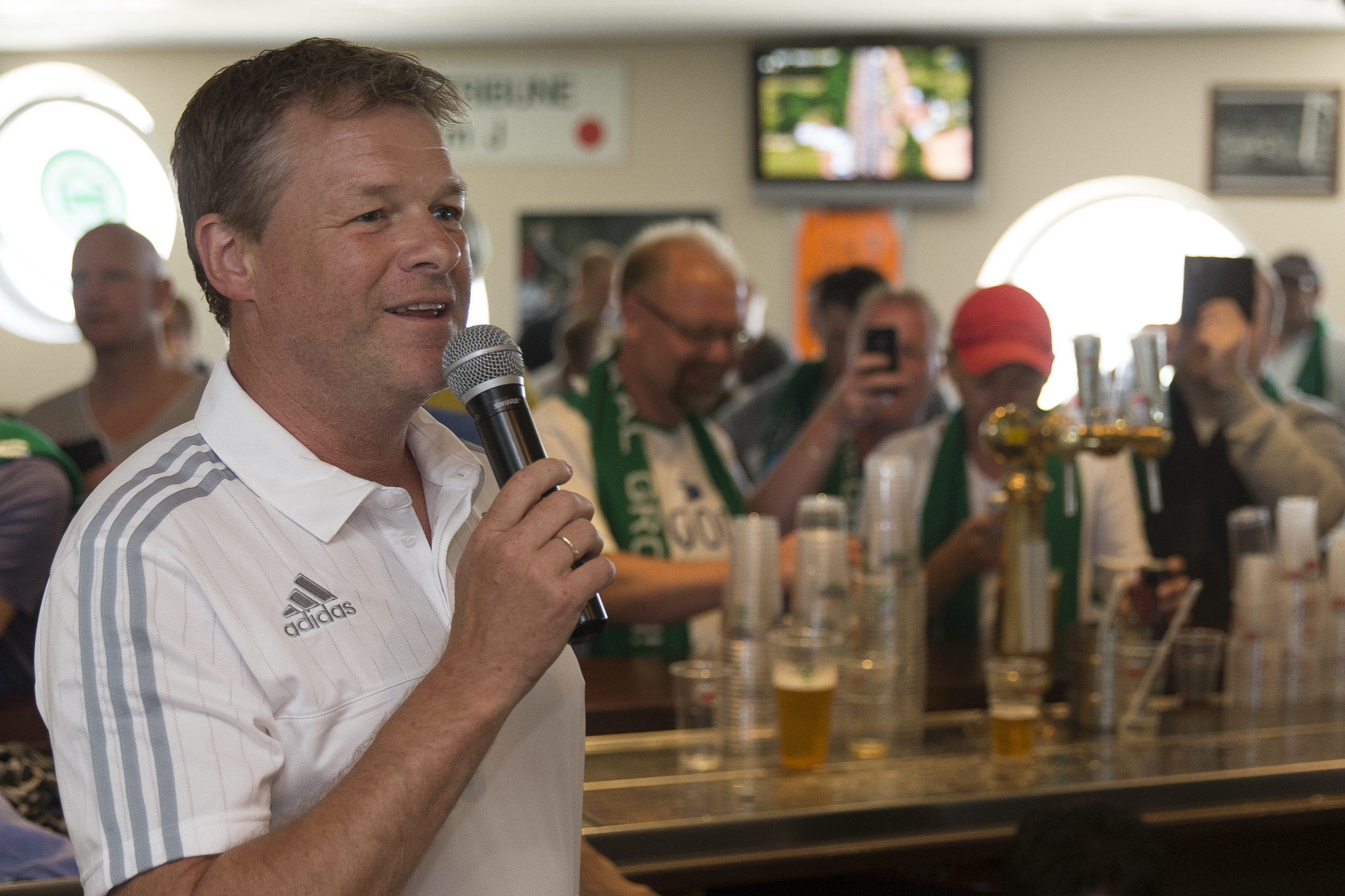 Erwin Koeman in Supportershome