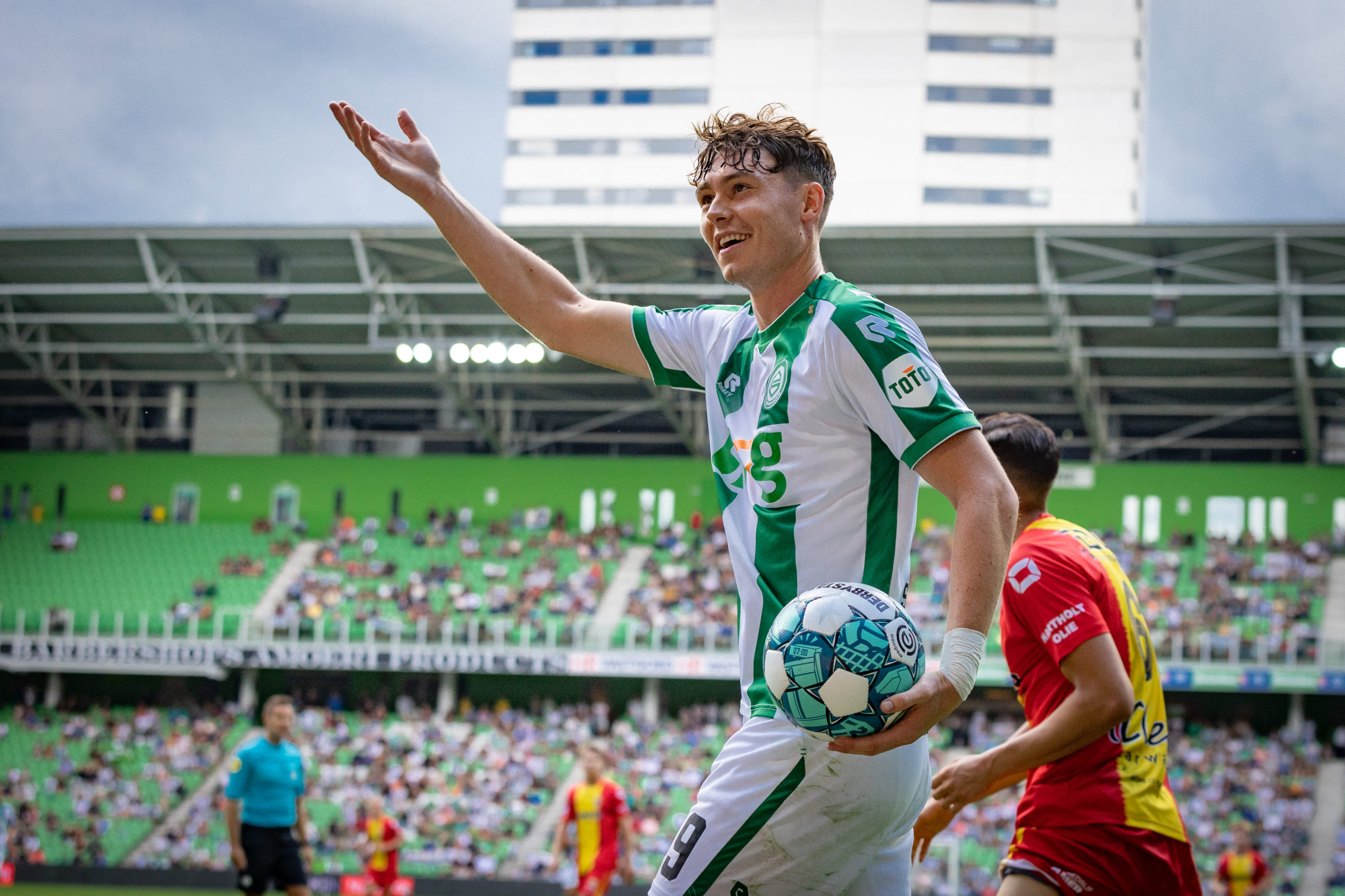 Strand Larsen; gegroeid in Groningen FC Groningen