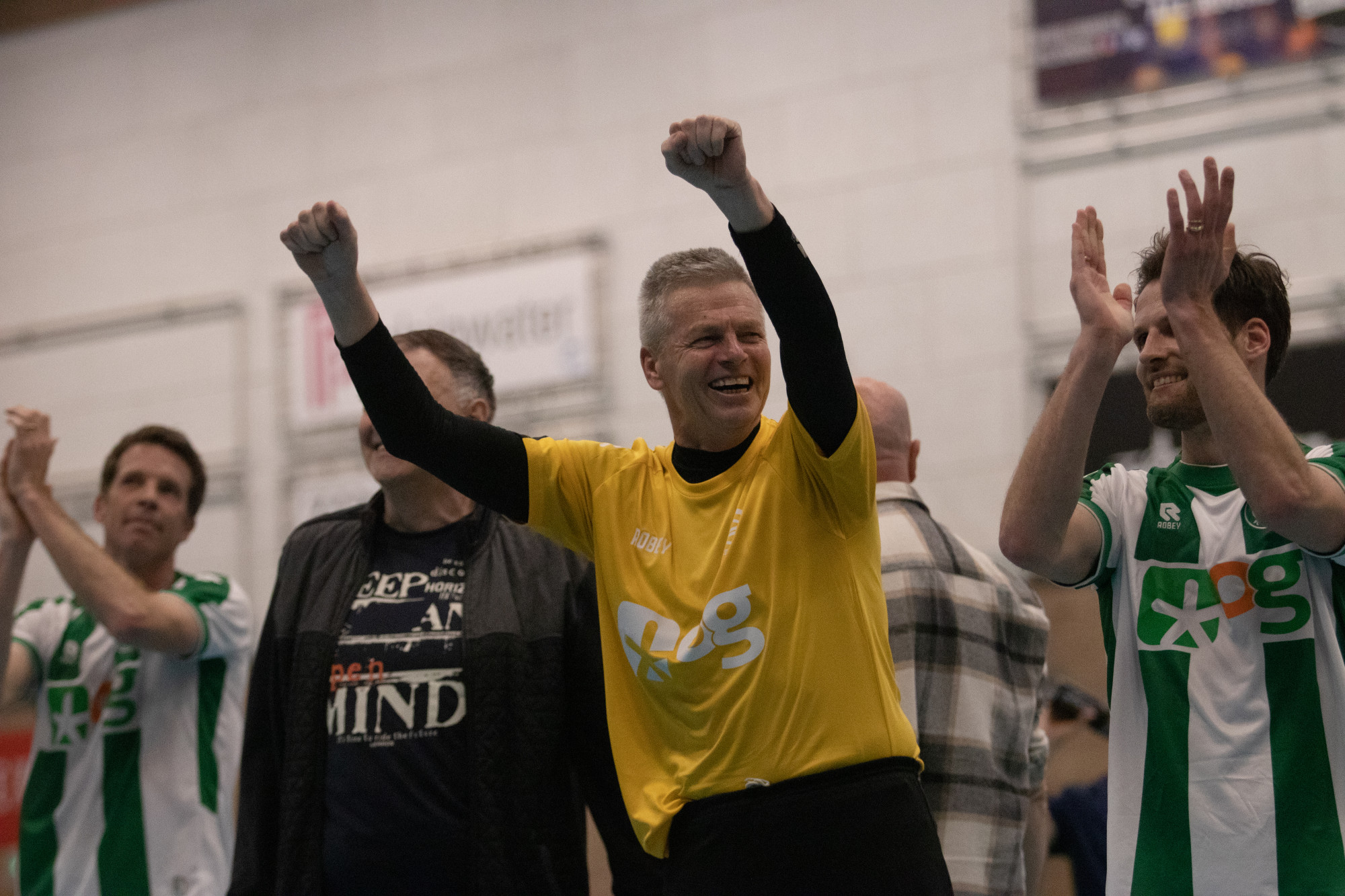 Oud-FC Groningen in actie tegen Gasselternijveen en Stadspark