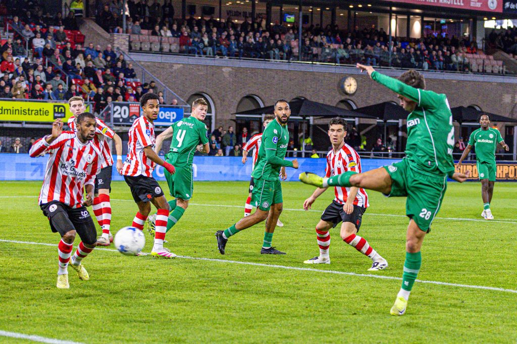 FC Groningen uitgeschakeld na verlies op het Kasteel