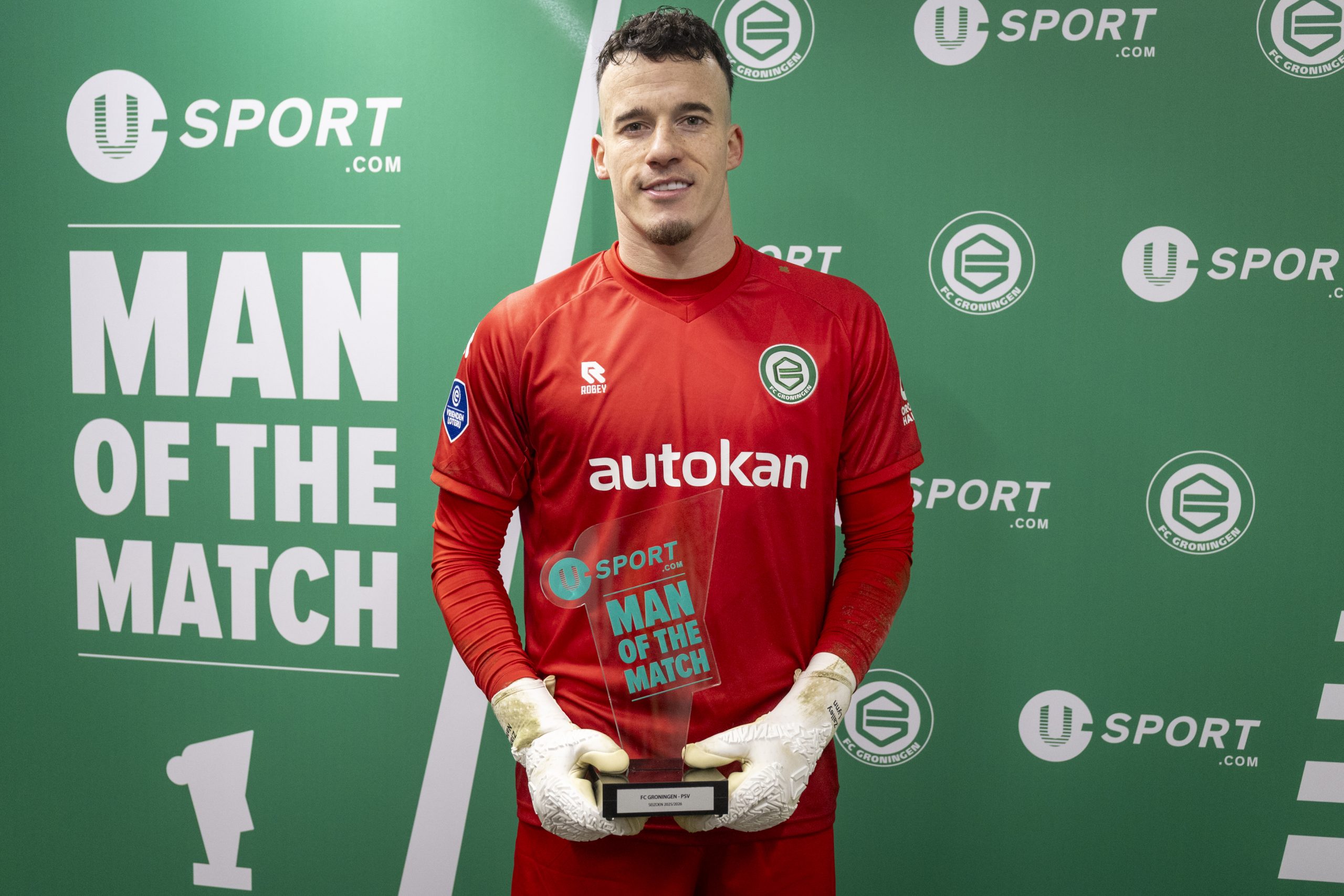 Vaessen U-Sport Man of the Match na wedstrijd tegen PSV