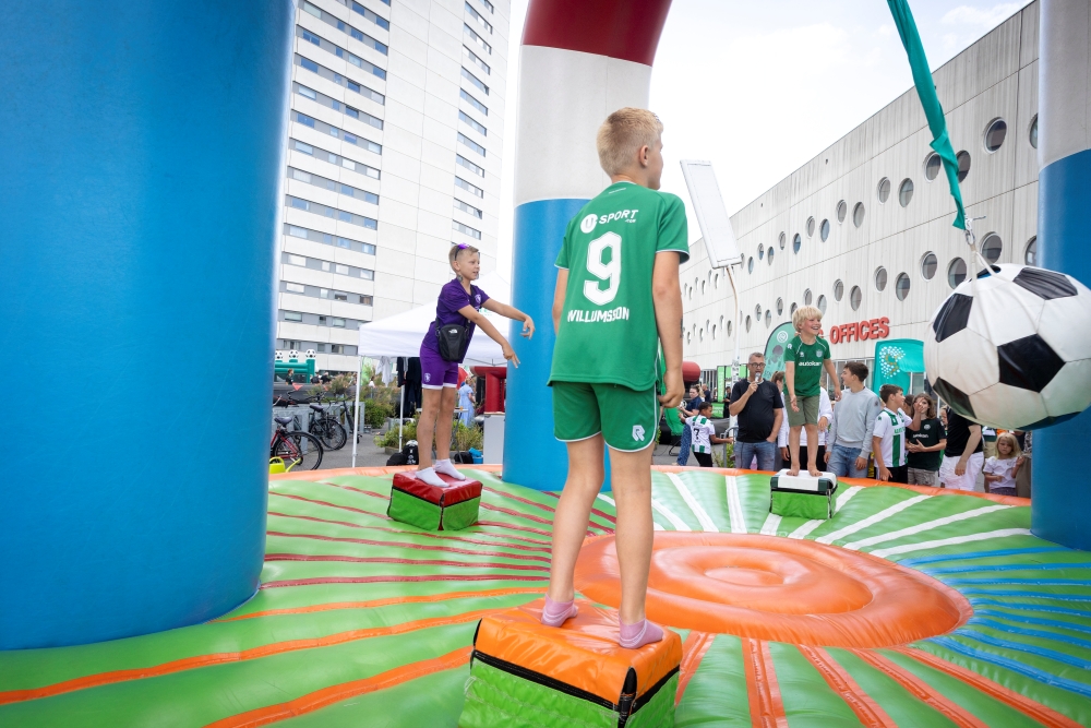 Beweegplein activiteit Open Dag